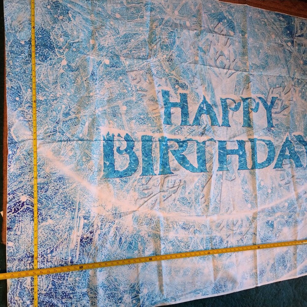 Happy Birthday photo backdrop/banner